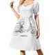 thumbnail image 3 of Copia de Lambretta 125 e Vestido de manga corta Vestido de verano para mujer Conjuntos elegantes para mujer Vestido de noche Hada, 3 of 7