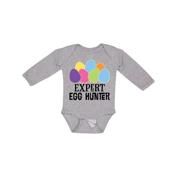 Inktastic Easter Egg Hunt Boys or Girls Long Sleeve Baby Bodysuit