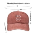 thumbnail image 7 of Kids Baseball Cap With Embroidered Letters All Season Outdoor Sun Adjustable Washed Hat Boys Girls Clothes, 7 of 7