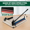 thumbnail image 6 of Heavy Duty 17 - Inch Paper Cutter, Guillotine Style, 400 - Sheet, Solid Steel, Suits Office File Cutting, Craft Area, Business Task, 6 of 8
