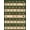 Green Cream Rust, Pattern 1, variant on Design&I 8'x10' Washable Area Rug Vintage Fishing Fly And Tackle Motif With Rustic Angler Stripe Border for Living Room, Family Extra Large Skid-Resistant Low Profile