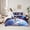 Silver Purple Blue, variant on Castle Fairy Silver Cyberpunk Gamepads Twin Bedding Sets,Video Game Bedding Comforter Set