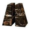 Marble Crafter BE20-BG Zeus Bookends, Black & Gold Marble