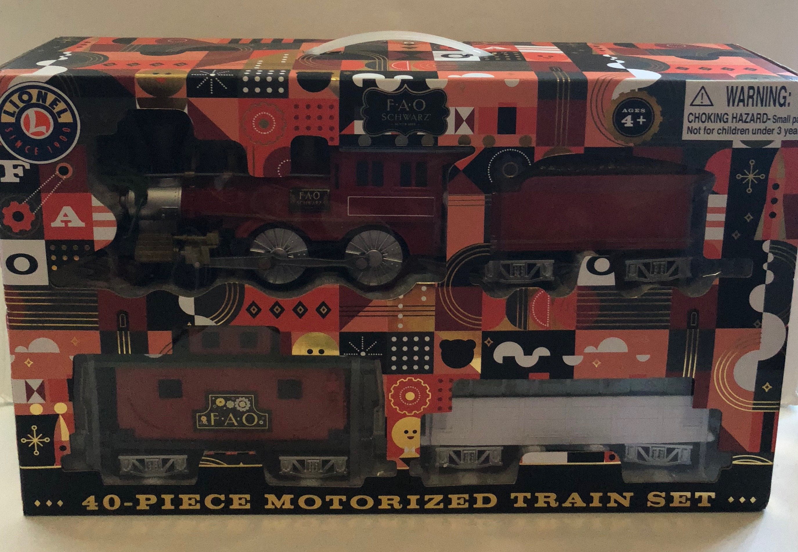 fao schwarz motorized train set