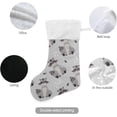 thumbnail image 3 of Coolnut 2 PSC Christmas Stockings Raccoon Cute, 17.7" Xmas Fireplace Santa Socks Christmas Tree Hanging Stockings Decoration for Christmas Holiday Xmas Gift, 3 of 6