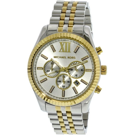 UPC 796483077591 product image for Michael Kors Men s Lexington Two Tone Stainless Steel Watch MK8344 | upcitemdb.com