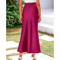 thumbnail image 4 of BTFBM Womens Spring Skirts Business Casual Clothes High Waisted Cocktail Party Wedding Guest Mermaid Maxi Skirt, 4 of 10