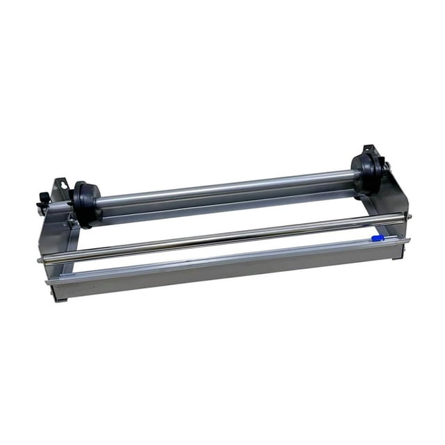 Dispensador de film estirable, máquina envolvedora profesional para montaje en mesa o pared. Plata