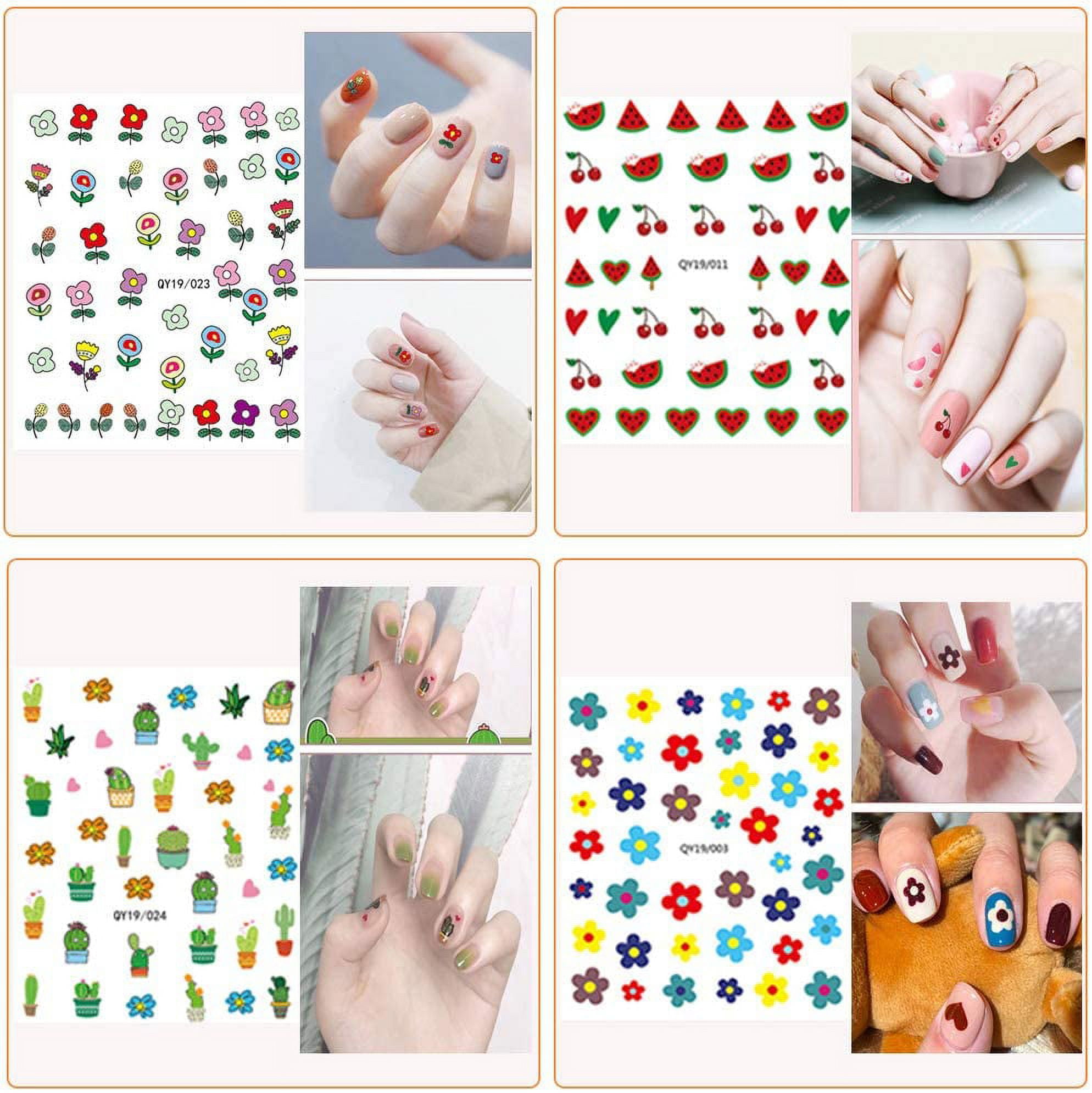  DANNEASY 8 Sheets Small Number Nail Art Stickers for Women Kids  Girl Number for Nails Self Adhesive Nail Stickers Number Nail Decals 3D Nail  Design Nail Decoration : Beauty & Personal
