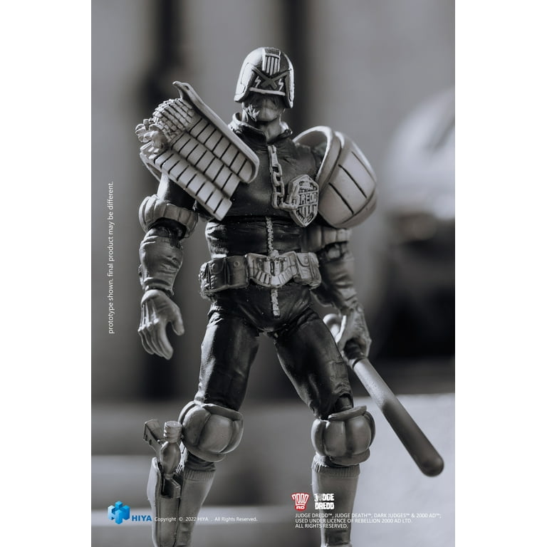Figurine Judge Dredd 1:18 - Hiya Toys - 2000 AD, Neuve Sous Blister