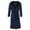 A-Blue533, variant on Women Bathrobe Thicken Warm Long Sleeve Winter Shawl Robe Coats Loose Home Long Tops