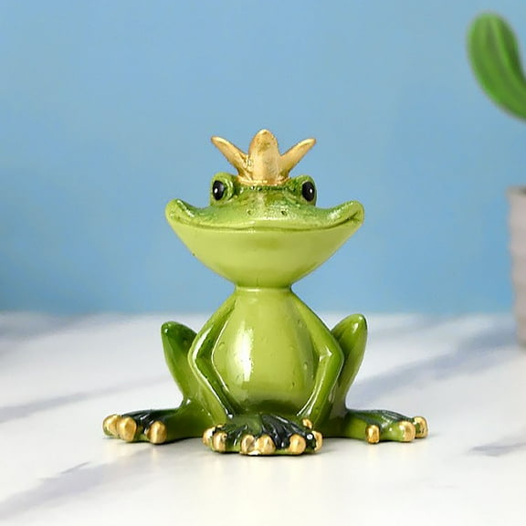 Clearance! Meditating Yoga Frog Resin Garden Statue Lightweight and Outdoor Decoration
