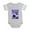 Heather Gray, variant on CafePress - Songbirds CROP Text - Cute Infant Baby Football Bodysuit