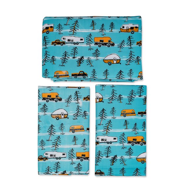 Set de Fundas para Mesa de Picnic Camco 274x137 cm Diseño RV