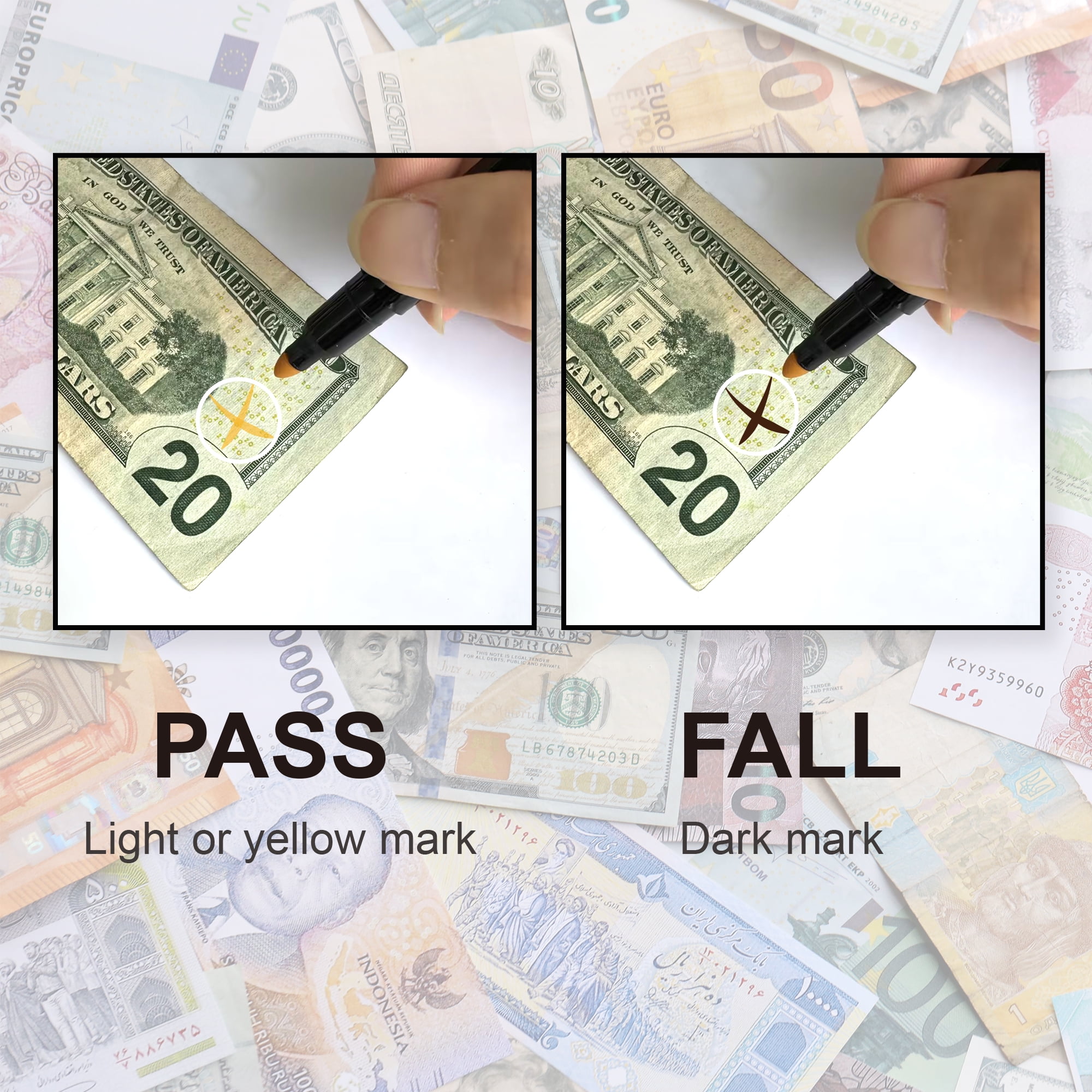 Pen+Gear Money Tester Pens, 2 Count