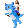 thumbnail image 1 of Inflatable Axolotl Costume for Kids Halloween Costumes Kid Blow Up Costume Ride on Axolotl Costumes Boys Girls, 1 of 7