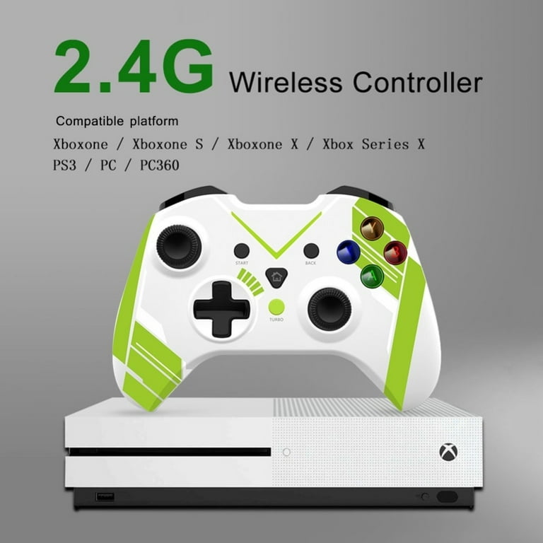 2.4G Xbox Wireless Controller for Xbox One, Xbox Series X/S, Xbox One X/S  and PC with Motion Control, Turbo, Adjustable Volume and Built-in 650mAh