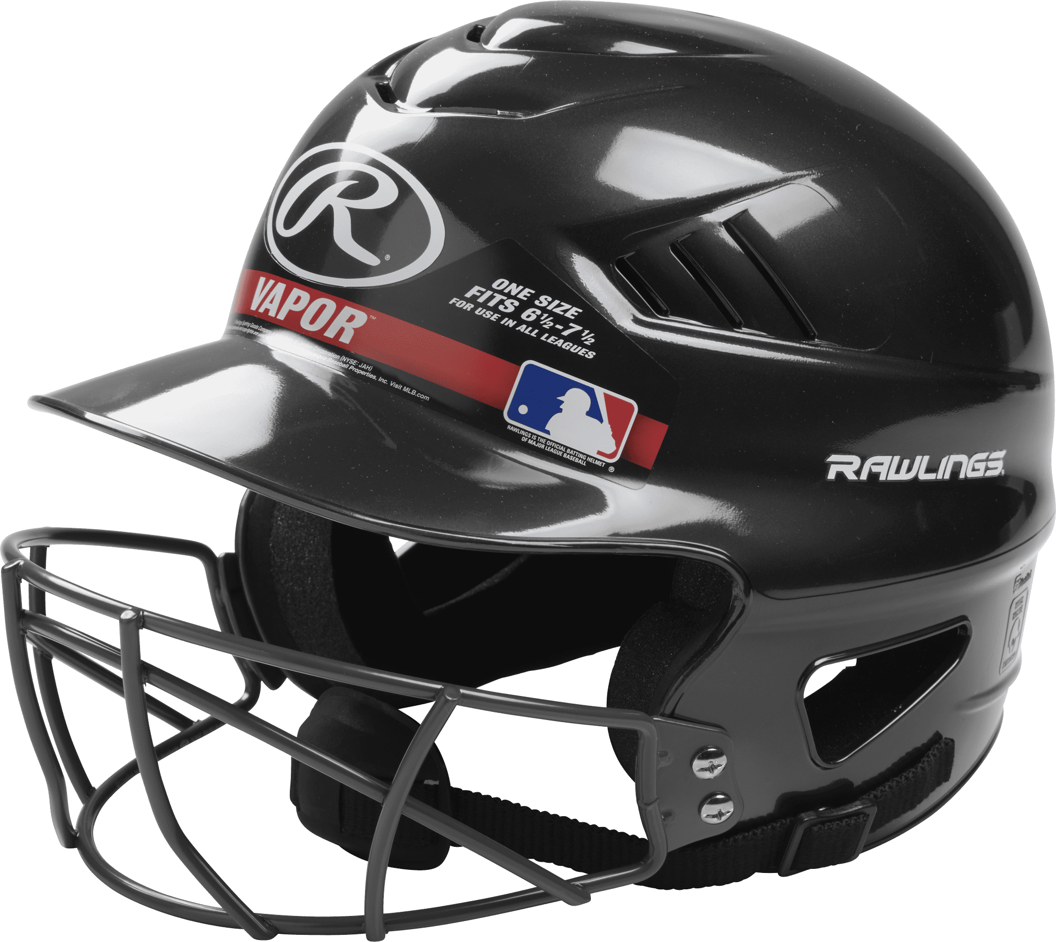 C Flap Batting Helmet FACE Protector GUARD Baseball Right Handed Batter NAVY 