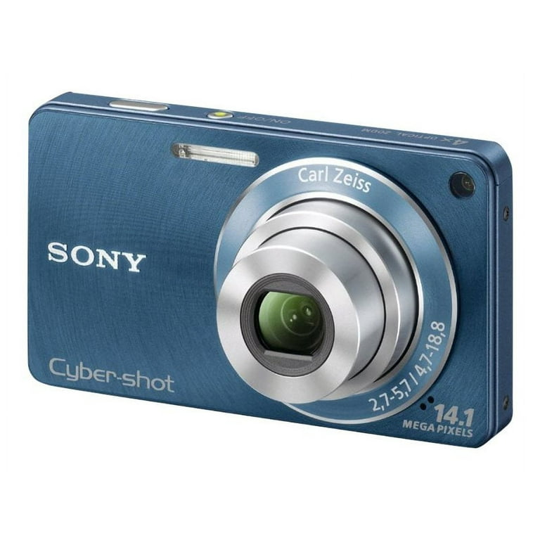 Sony Cyber-shot W350 Blue 14.1MP Digital Camera, 4X Optical Zoom