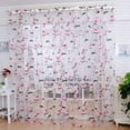 thumbnail image 2 of 100 X 84 Curtains Double Window Curtains Sheer Curtain Cover Tulle Door Window Peony Brilliant Screens PK Balcony Home Decor Curtain Single Panel, 2 of 8