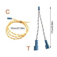 thumbnail image 5 of Pack Of 3 High Speakers Wire Connectors Harness Cable For F10/F18/F30/F20/E60/E90/E70 Car Stereo Easy None, 5 of 9