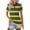 Yellow#150312MM, variant on Hearthz Striped Women's Golf Polo Shirts Short Sleeve 3 Buttons Collared Uniform Tops for Women UPF 50  Sun Protection Golf Shirt Women Green XXL