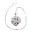 thumbnail image 1 of Analog Pocket Watch Battery Powdered Watch Retro Hanging Watch with Chain, 1 of 8