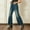 darkblue, variant on Women's Mid Rise Straight Leg Jeans - Washed Stretch Denim with Slant Pockets, Loose Comfort Fit(Runs Small)