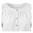thumbnail image 4 of Blusa Quarry para Dama, Manga Peplum Blanco Talla M, 4 of 4