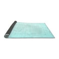 thumbnail image 2 of Ahgly Company Indoor Rectangle Solid Light Blue Modern Area Rugs, 6' x 9', 2 of 4