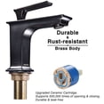 thumbnail image 4 of Aquaterior Robinet de Meuble-Lavabo Moderne 1 Trou Carré Eau Froide & Chaude ORB, 4 of 11