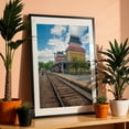 thumbnail image 3 of North Conway Station - Conway New Hampshire Photography Architecture Vintage Travel Poster Scenic Rustic Landscape Street Photography Black Framed Wall Art Print 5 x 7 inches, 3 of 8