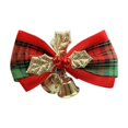 thumbnail image 3 of Christmas Red Green Plaid Tree Bows,Linen Bowknot Wreath Bow with Holly Leaves Berry for Christmas Garland Tree,Crafts,Wrapping, Wreath Xmas Hanging Ornaments Decor, 3 of 5