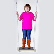 Fun And Function Sensory Textured Platform Swing and Swivel - Sensory Swings for Kids and Indoor Sensory Swing - Sensory Seats for Kids and Calming Sensory Toys for Kids - Special Needs Therapy Tools