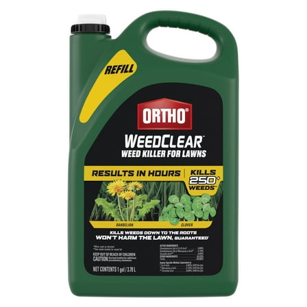 Ortho WeedClear Weed Killer for Lawns Refill, Kills Dandelion and More, 1 gal.