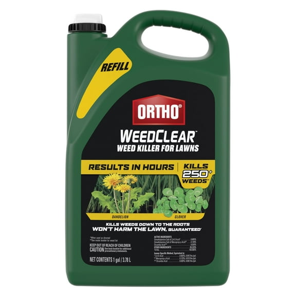 Ortho WeedClear Weed Killer for Lawns Refill, Kills Dandelion and More, 1 gal.