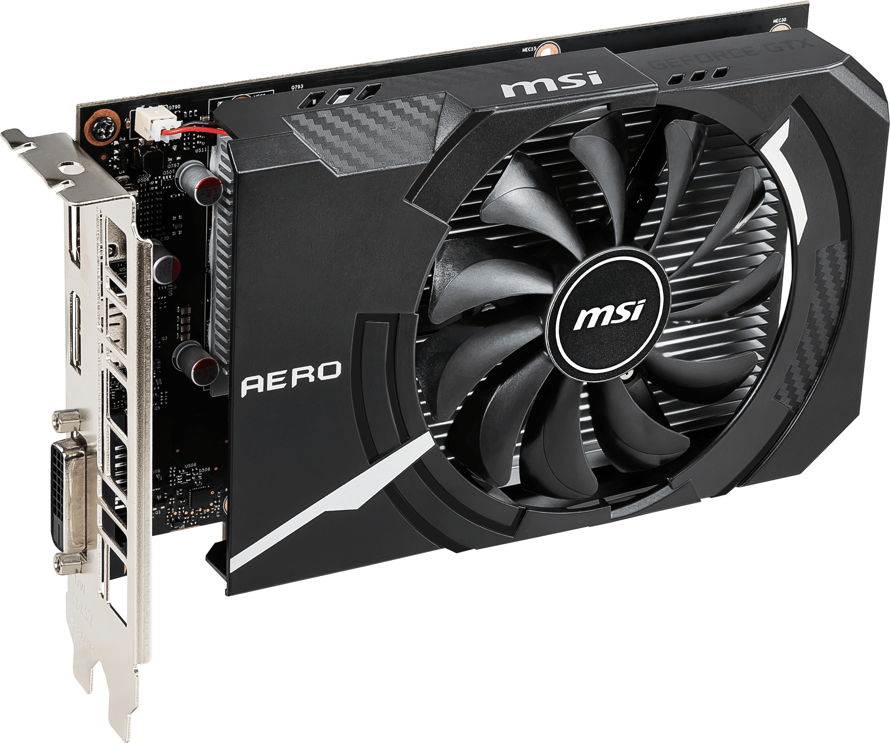 MSI GeForce GTX1650 AERO ITX 4G OC 4GB GDDR5 128B HDMI/DLDVID