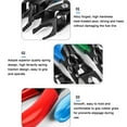 thumbnail image 4 of 3PCS Car Automotive Hose Fuel Pipeline Clamp Pliers Stripping Pliers Bundle Clamp Flat Band Rings Removal Tool Multicolor, 4 of 7