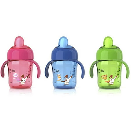 Philips AVENT SCF752/22 9 Ounce Spout Cup with Handles, Colors May Vary, 2-Pack
