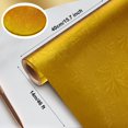thumbnail image 2 of Papel de regalo Jecery con estampado floral metálico, 40 x 1402 cm, color dorado, 2 of 6