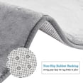 thumbnail image 4 of Sweet Home Collection Memory Foam No Slip Back Bath Mat Rug 17 x 24 Gray, 4 of 4