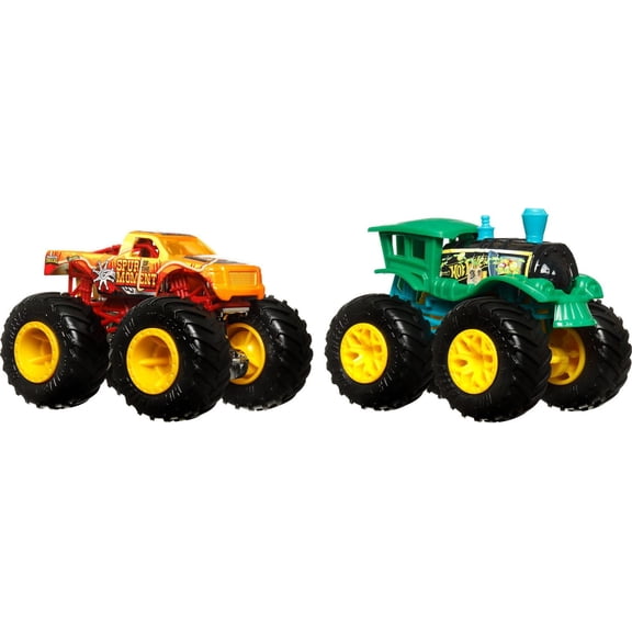 Hot Wheels Monster Trucks Demolition Doubles, Set of 2 Toy Trucks (Styles May Vary)