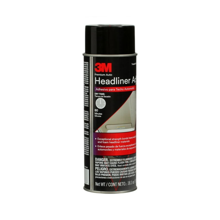 3M™ Headliner & Fabric Adhesive 38808, 18.1 oz, 4 cans per case, 4.00 per case