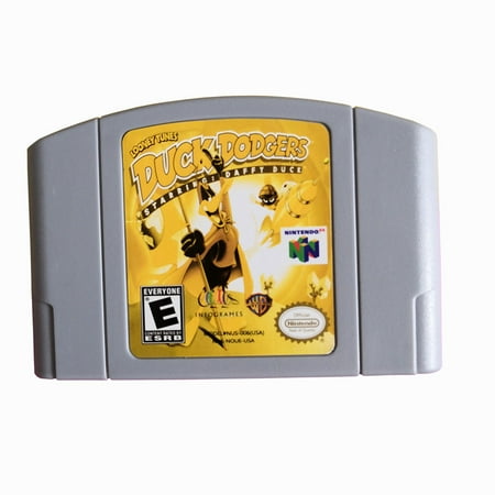 Looney Toons Duck Dodgers Video Games Cartridge Card for N 64 Us Version