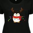 thumbnail image 4 of Inktastic Penguin Xmas Women's Plus Size T-Shirt, 4 of 5
