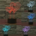 thumbnail image 1 of TIMIFIS Valentines Day Lights LED Night Light I You Optical Lamp Bedside Table Lamps for Bedroom —Spring, 1 of 6