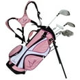 thumbnail image 2 of Sephlin - Lady E Girls Pink RH 6 Pieces Golf Clubs & Golf Bag Ages 3-6, 2 of 7