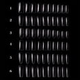 thumbnail image 3 of 100PCS Fake Nails Tips Clear Acrylic Nail Tips Full Cover Half Cover False Nail Artificial, 3 of 7