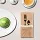 thumbnail image 2 of 100 Piezas Contenedor para Cubiertos de Mesa de Boda de Campo Bolsillos de Arpillera Natural para Cubiertos Bolsillos para Tenedor Decoración Rústica de La Boda, 2 of 5