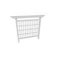 thumbnail image 1 of Vita 80"L x 90"H Camden Vinyl Privacy Screen, Blanc, VA68243, 1 of 3